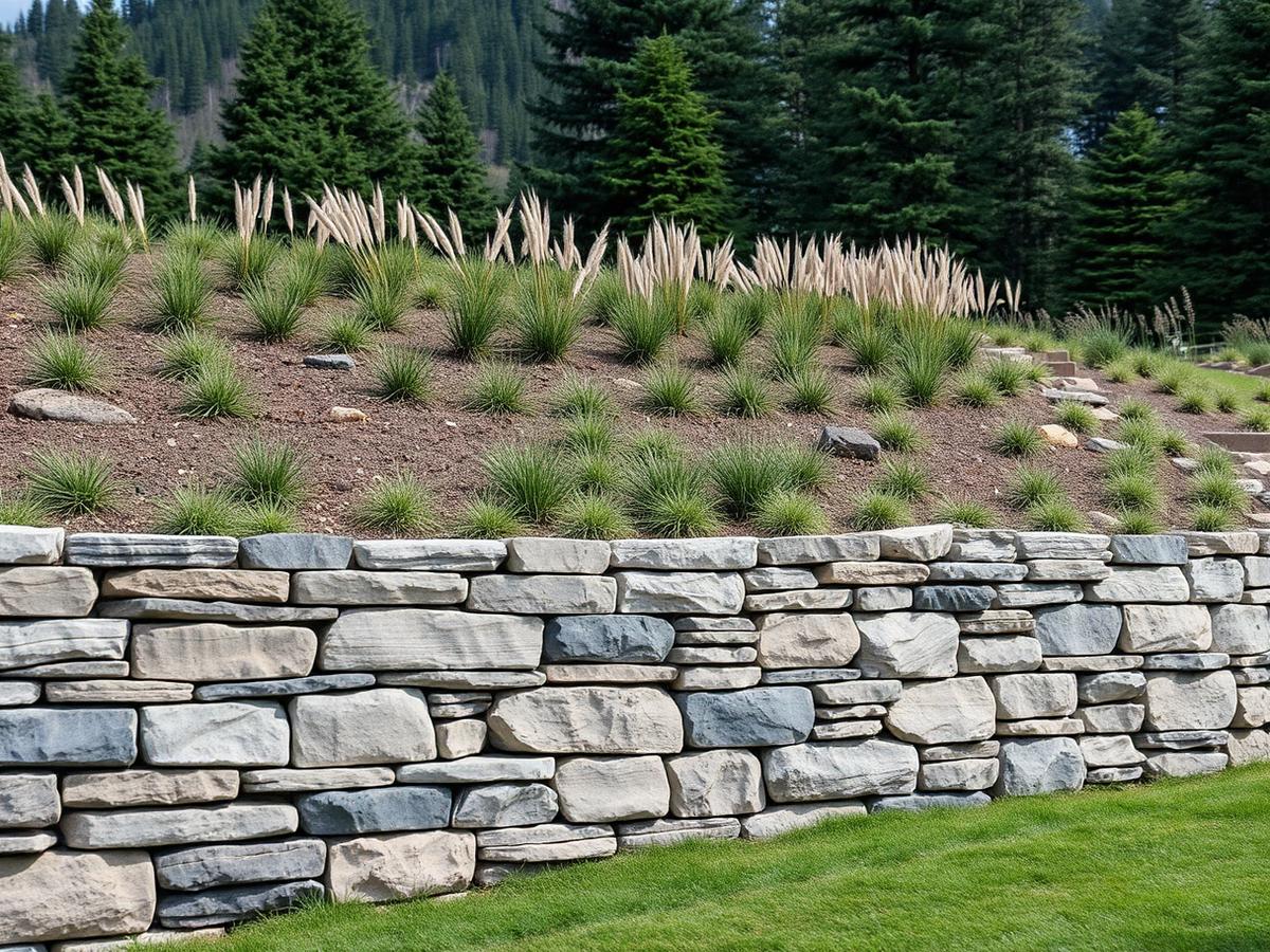 Retaining Walls — Mountain Landscape project